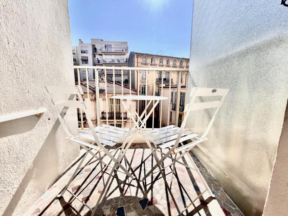 Aparthotel Riviera - Nice Carre D'Or - Large Studio Ac Terrasse - Tres Calme - Balcon Berlioz 2 外观 照片
